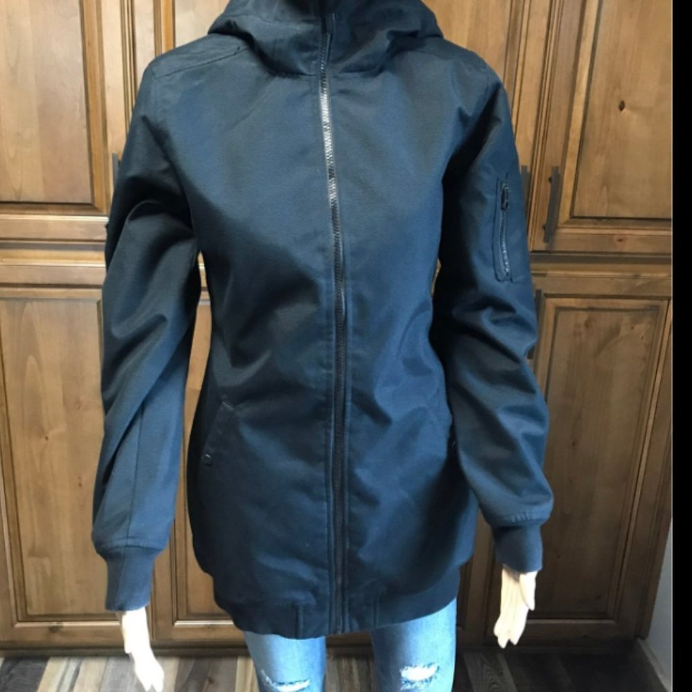 Fox Racing Dazed Long Bomber Womens Jacket - Black XS Rare/hard to find!